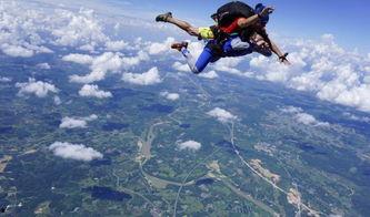 娱乐吃瓜酱跳伞视频,空中视角诠释极限运动魅力